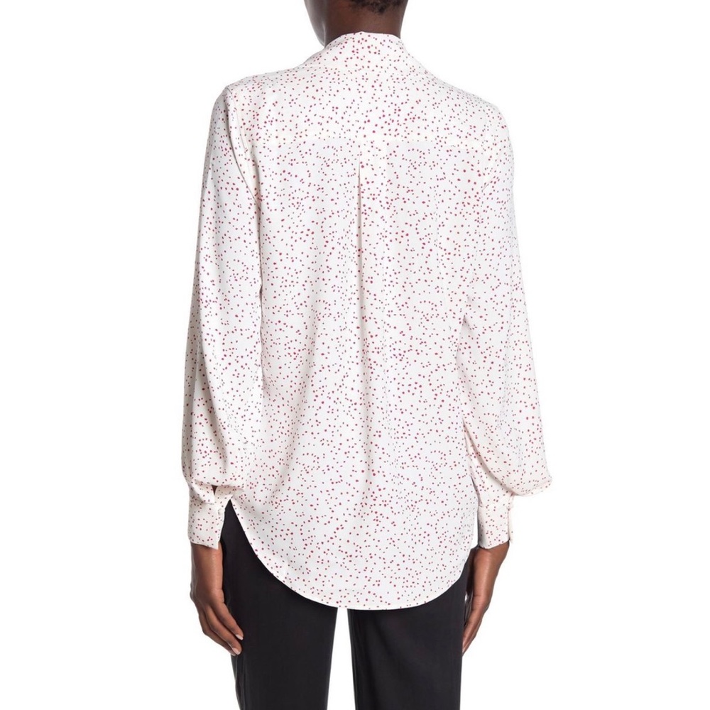 Equipment Tie Neck Blouse S - Picture 2 of 6